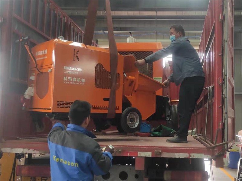 科瑪森50柴油細(xì)石泵-二次結(jié)構(gòu)泵發(fā)貨河南平頂山，疫情期間照常發(fā)貨