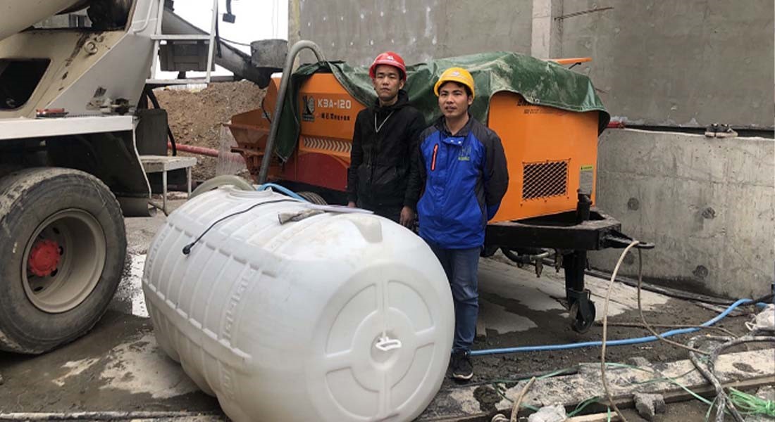 科瑪森K3A-120H助力河北建設(shè)集團(tuán)西安工程施工